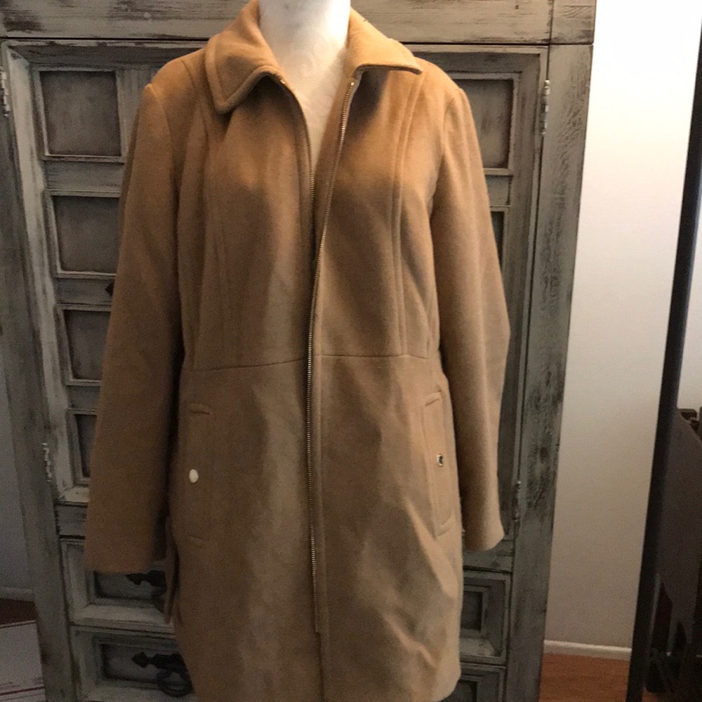 Michael Kors Camel Winter Coat  W detachable hood PXXL